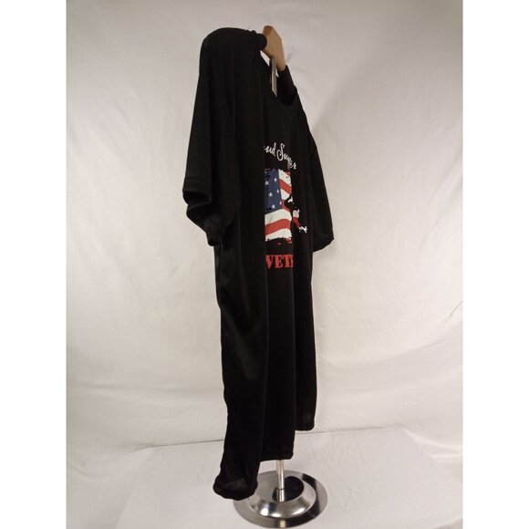 Armored Sportswear Men's Black Red White Blue Veteran Athletic Tee Size Large - Picture 3 of 6